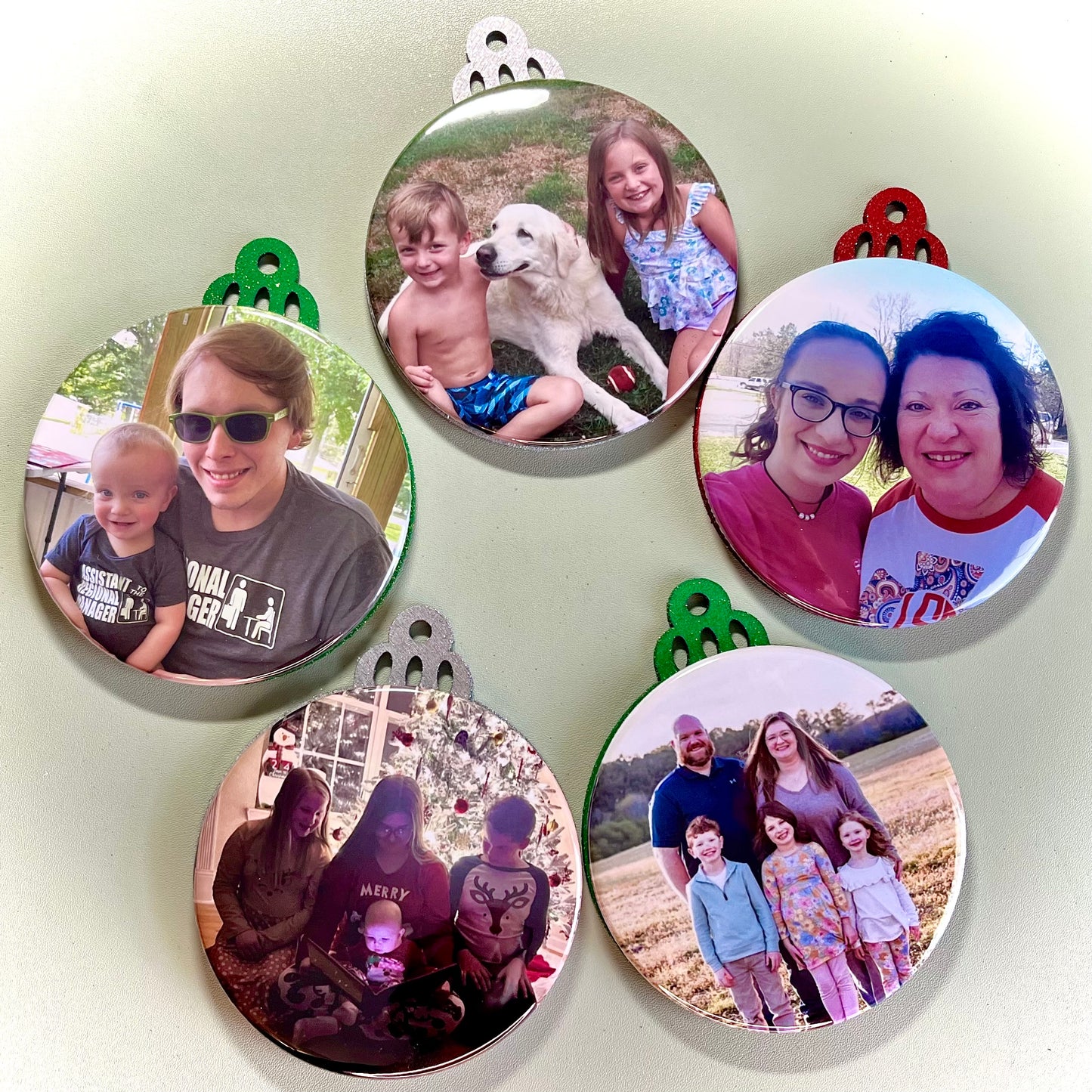 SINGLE CUSTOM PHOTO ORNAMENT