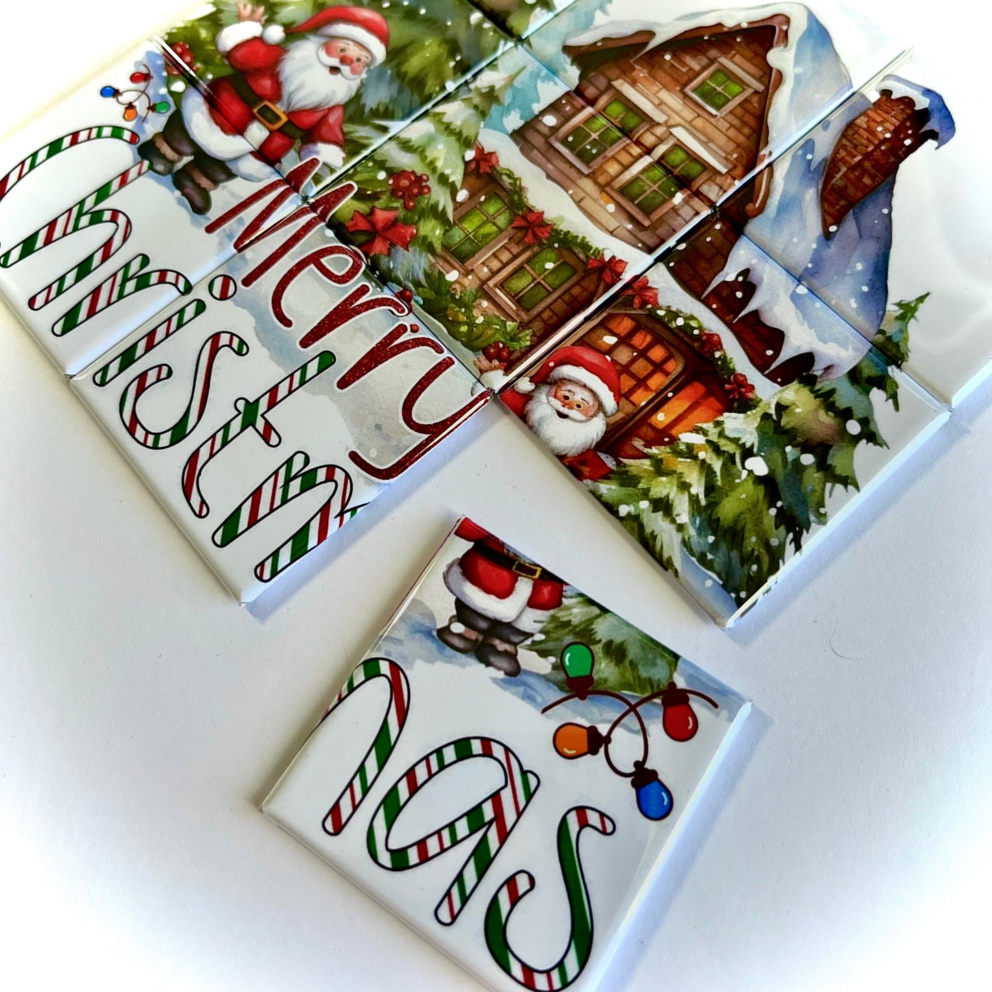 MERRY CHRISTMAS MAGNETIC PUZZLE