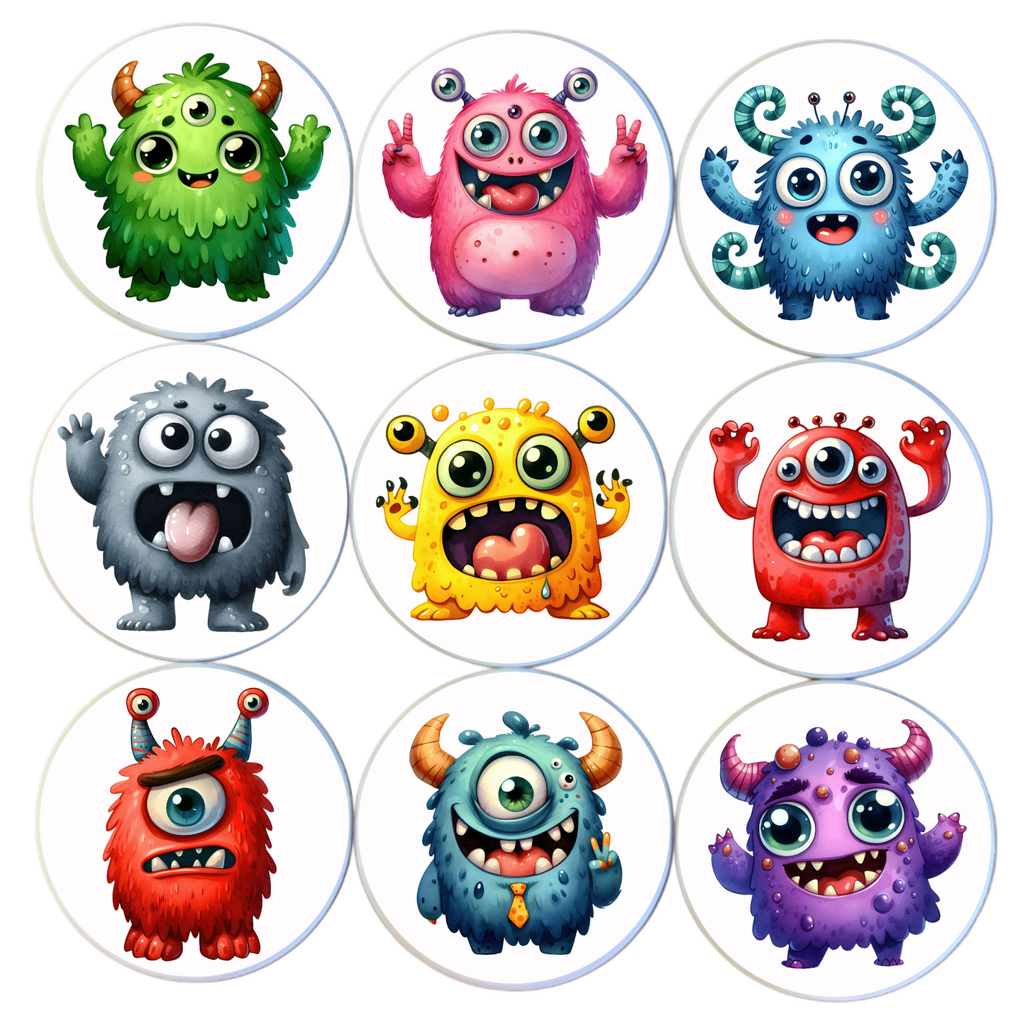 Monster Mini Magnets