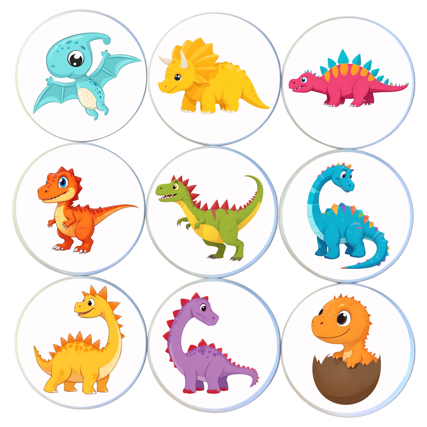 Dinosaur Mini Magnets