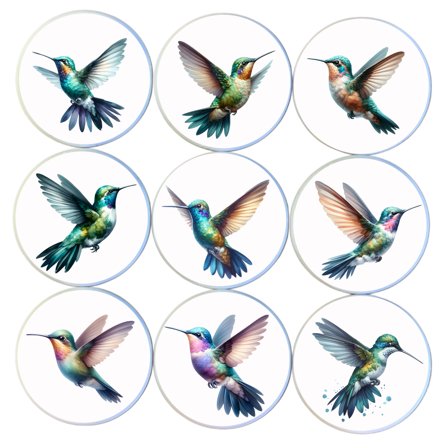 Hummingbird Mini Magnets