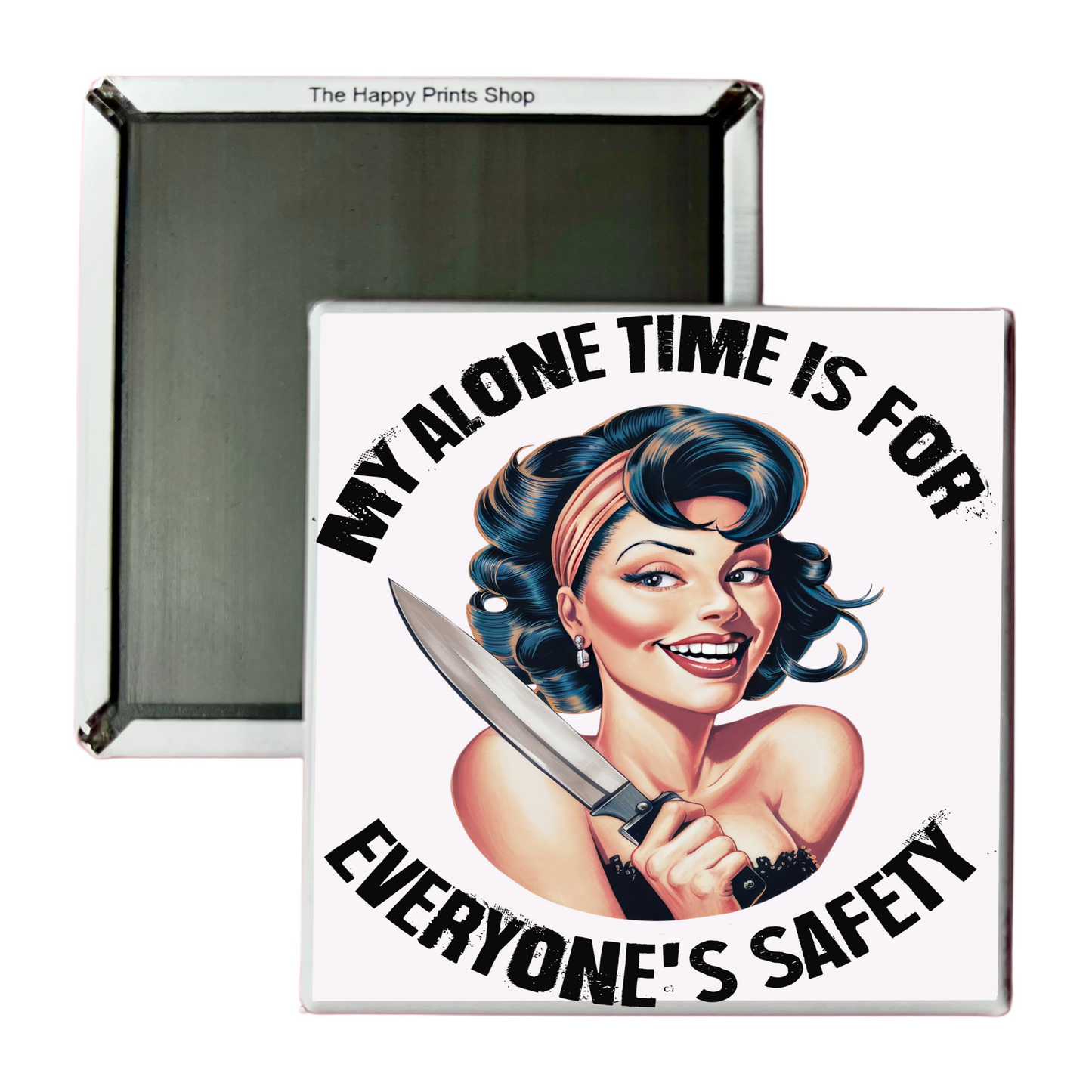 MY ALONE TIME 2X2 MAGNET