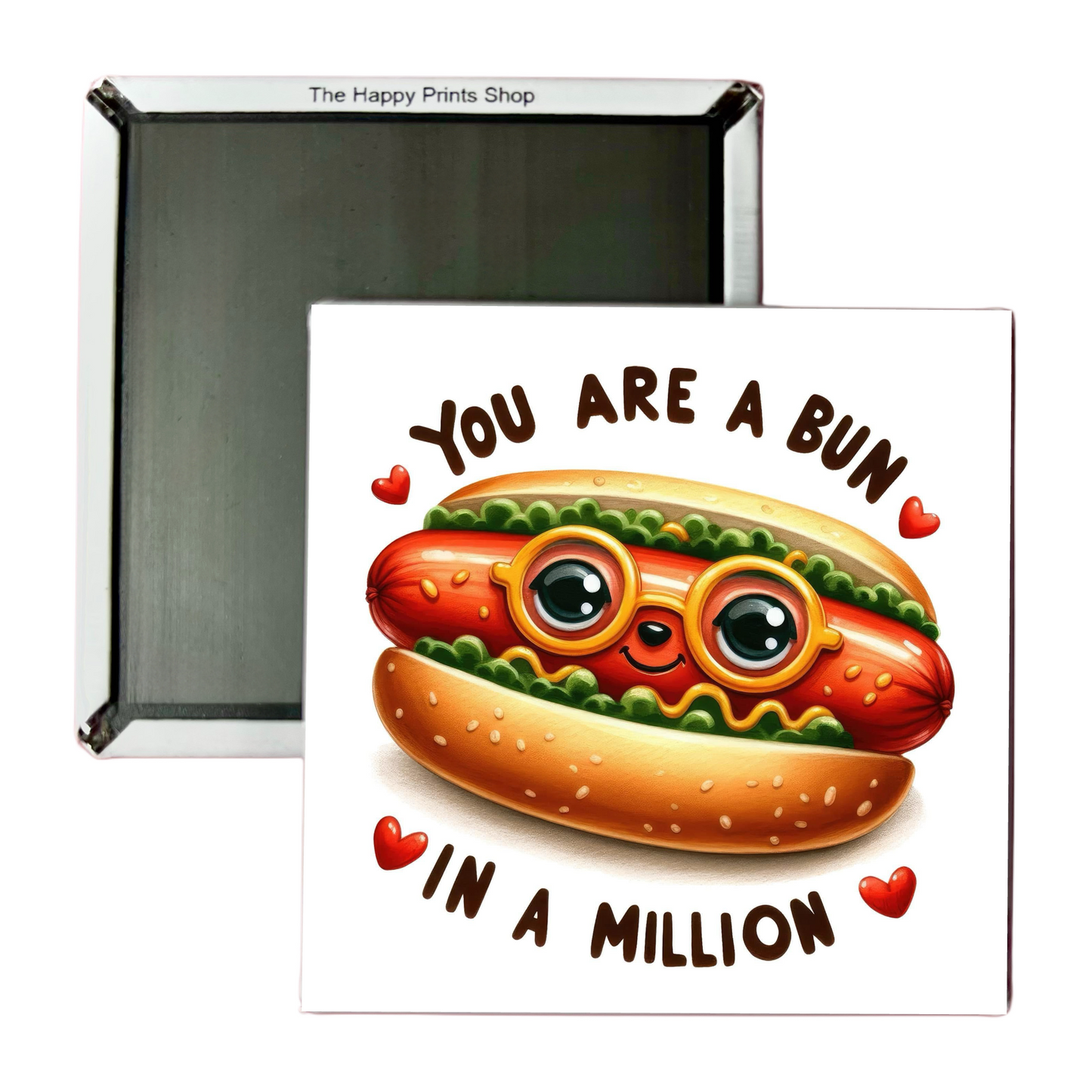 BUN IN A MILLION 2X2 MAGNET