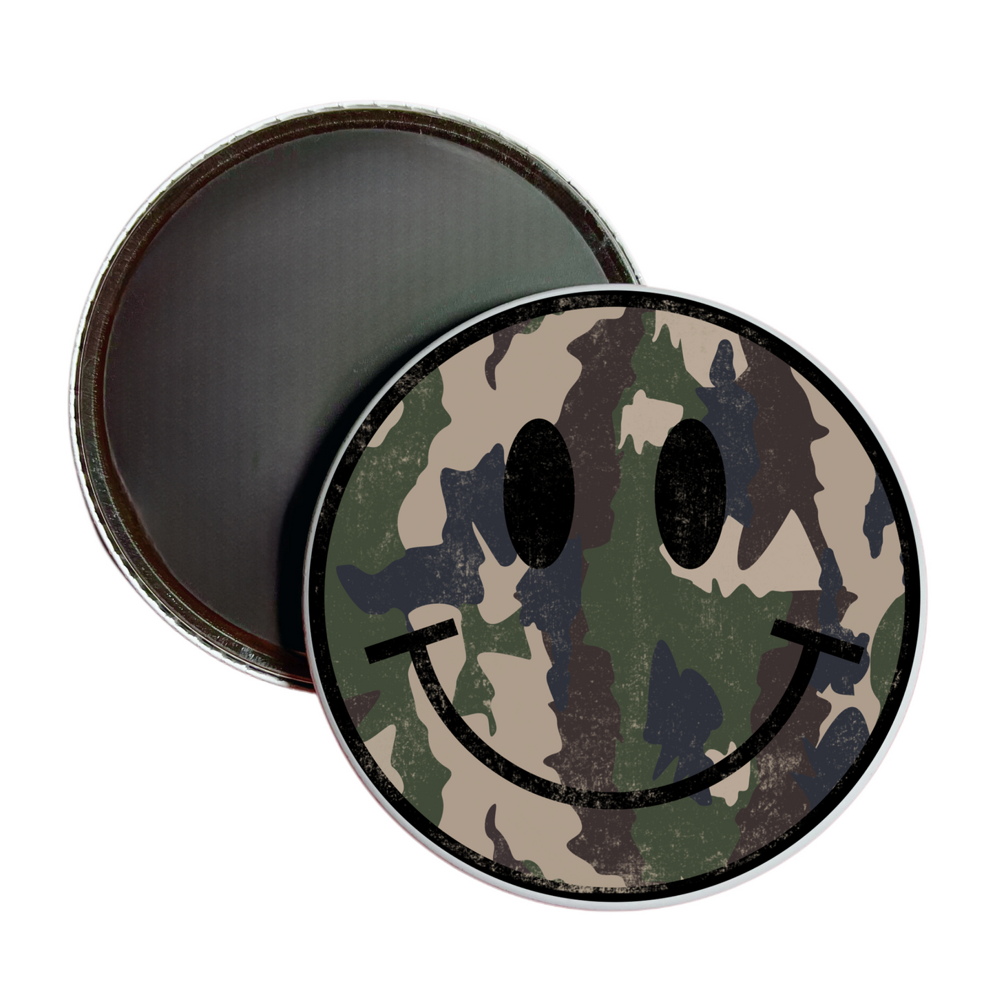 Camo Smiley Jumbo Magnet
