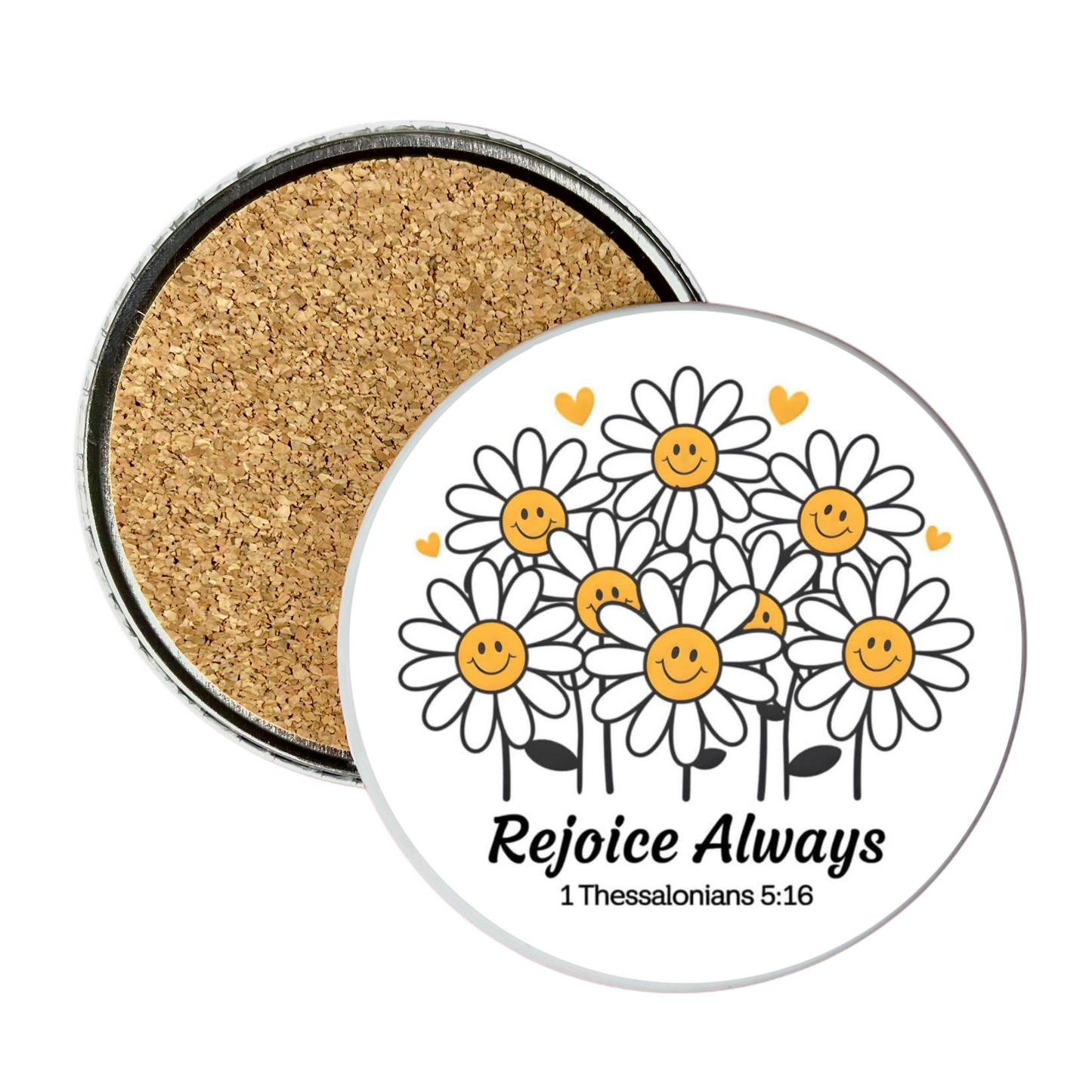 REJOICE ALWAYS COASTER