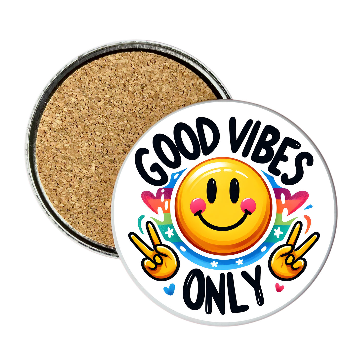 GOOD VIBES ONLY COASTER