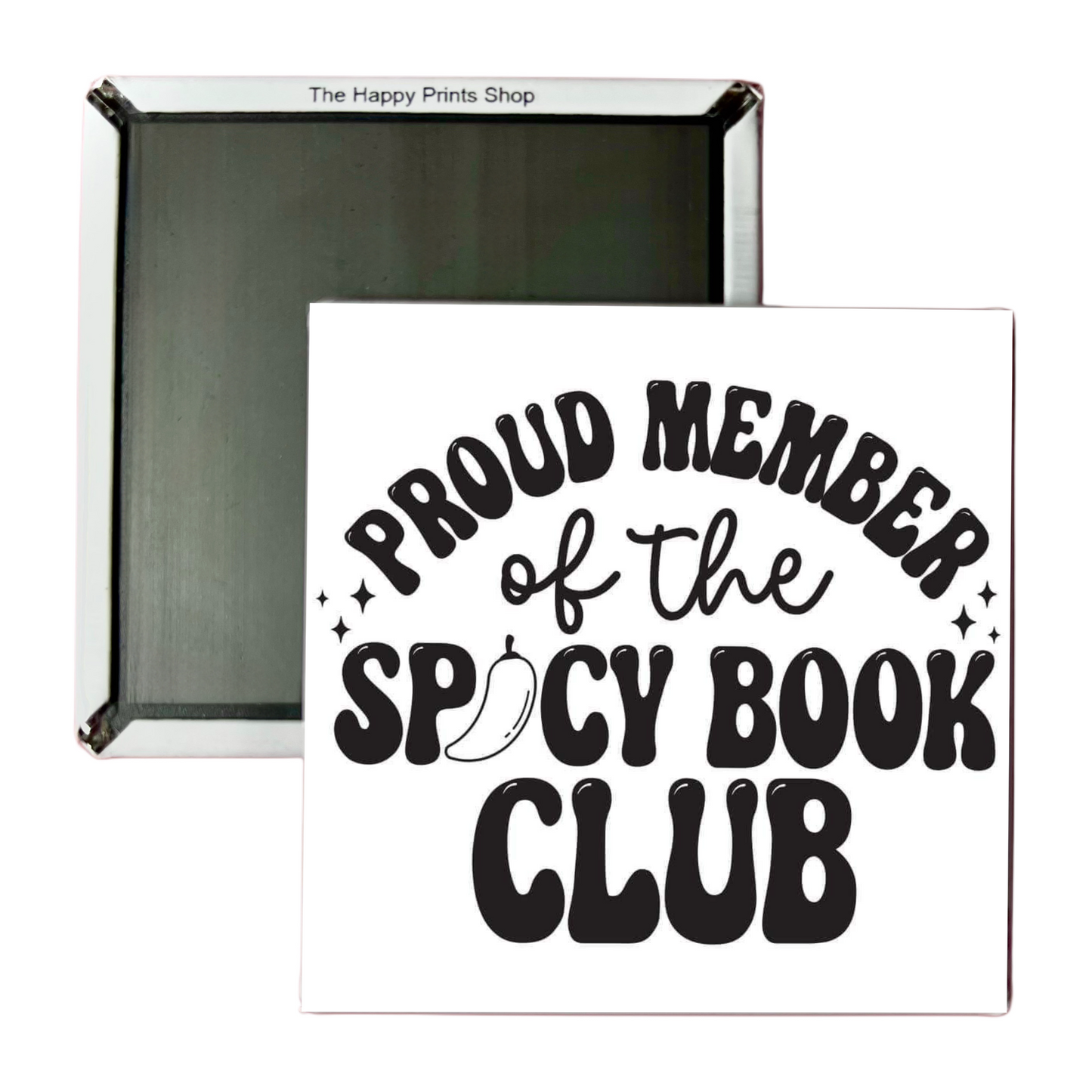 SPICY BOOK CLUB 2X2 MAGNET