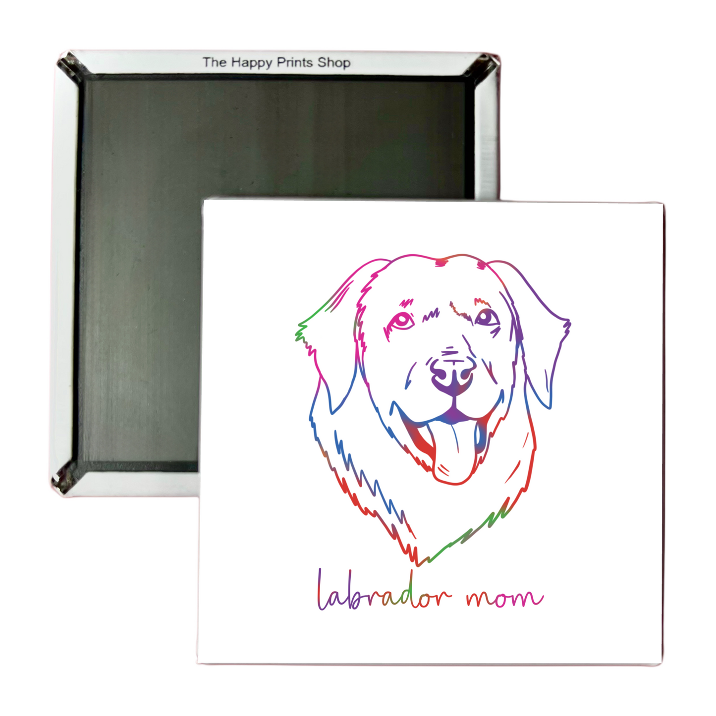 LABRADOR MOM 2X2 MAGNET