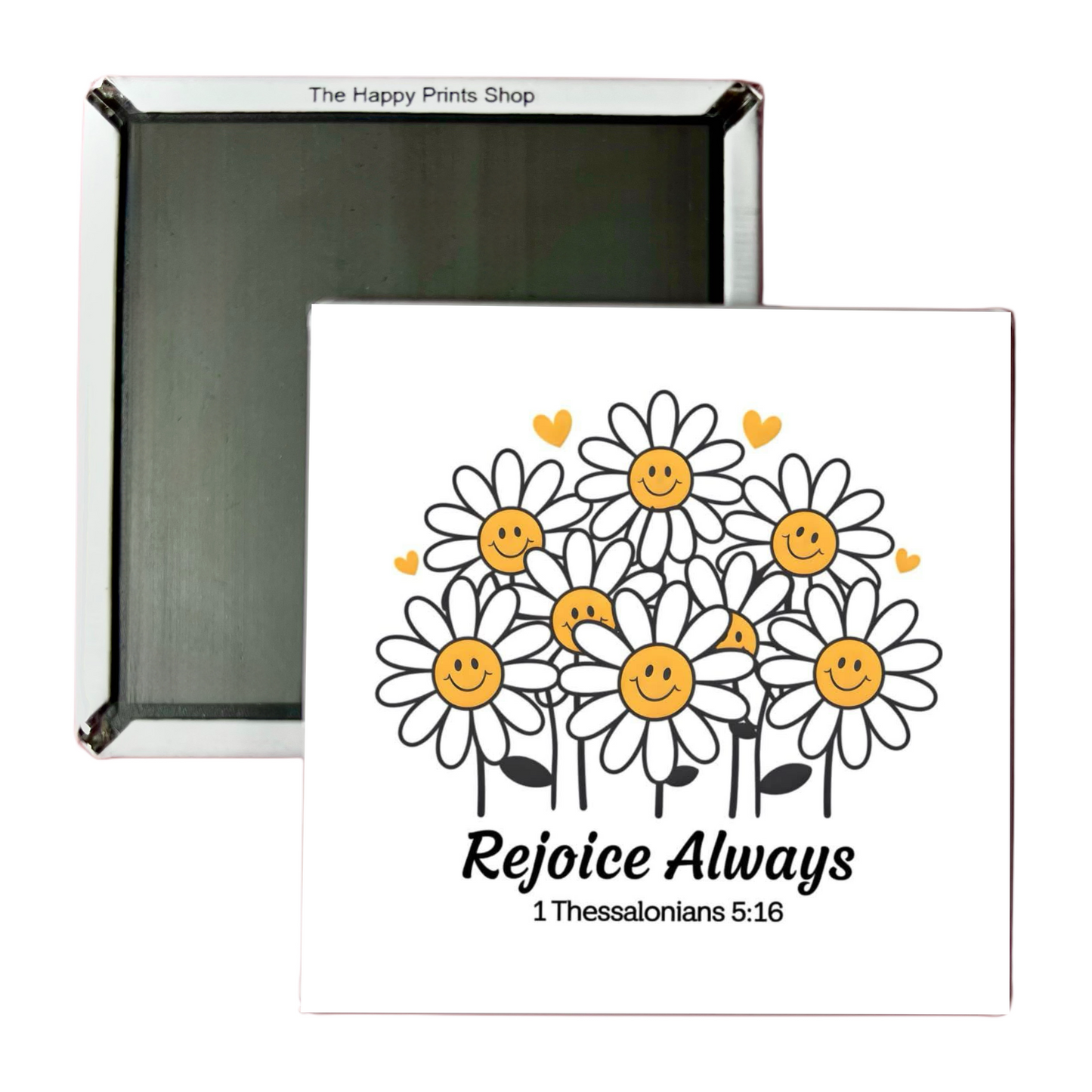REJOICE ALWAYS 2X2 MAGNET