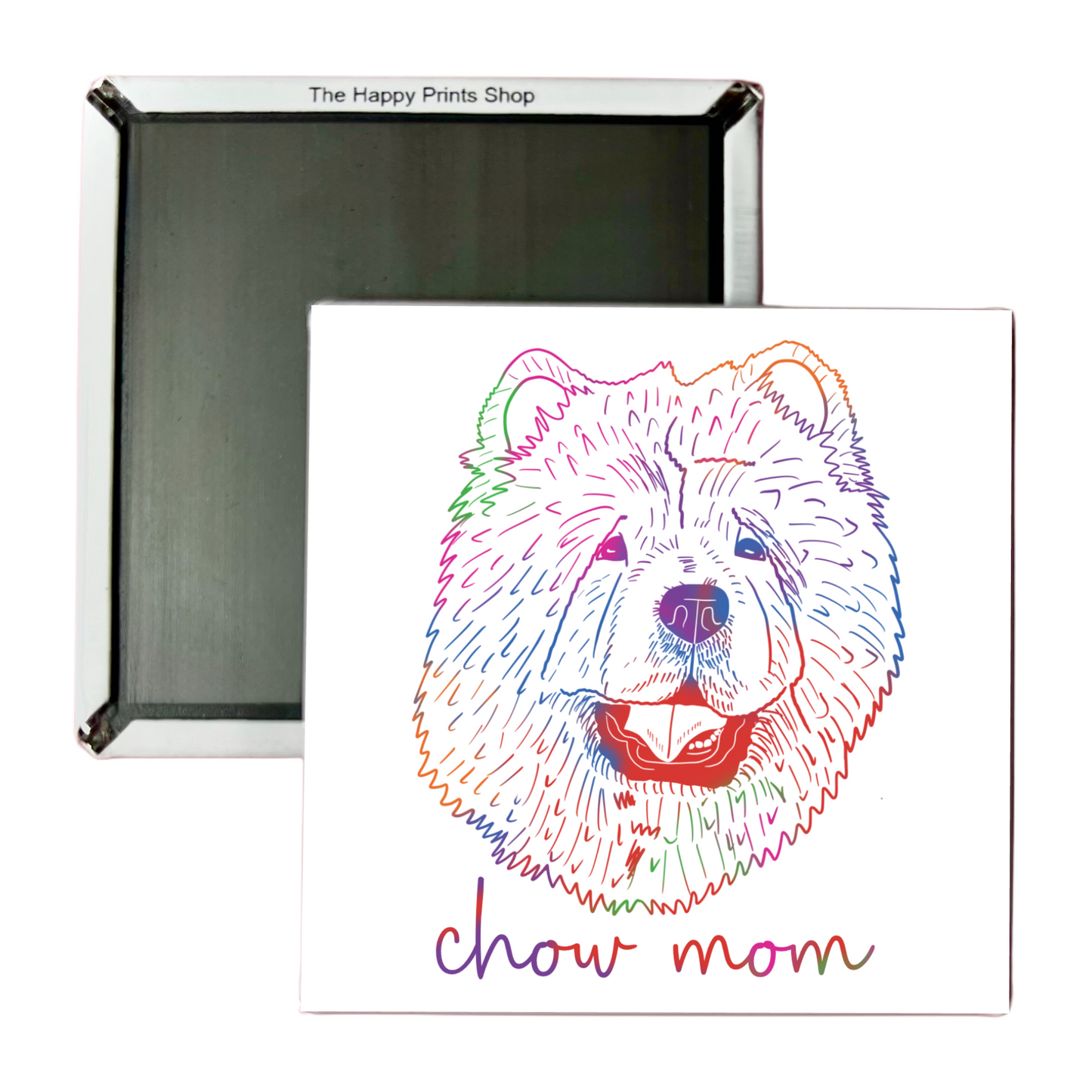 CHOW MOM 2X2 MAGNET