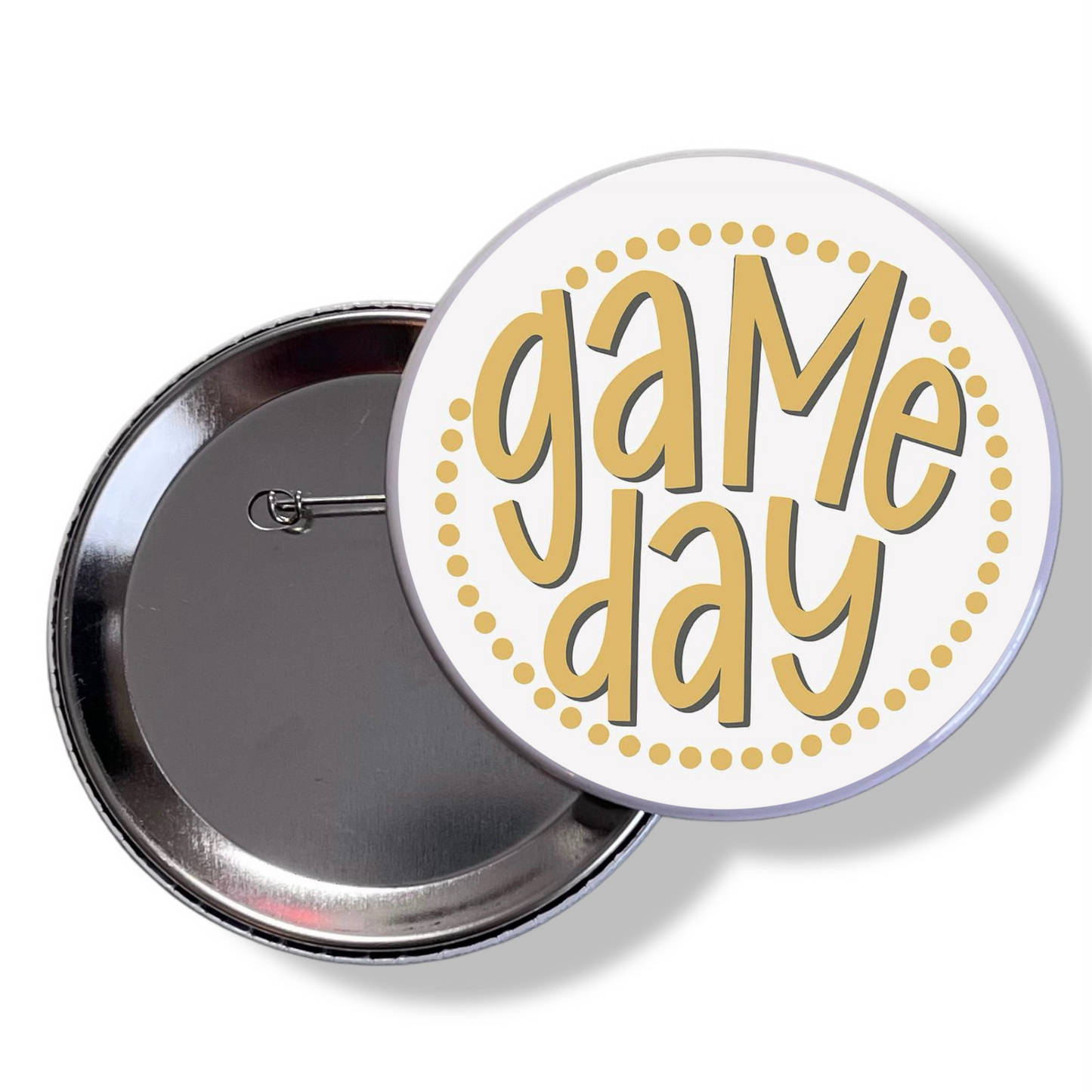 GAME DAY PIN BACK BUTTON