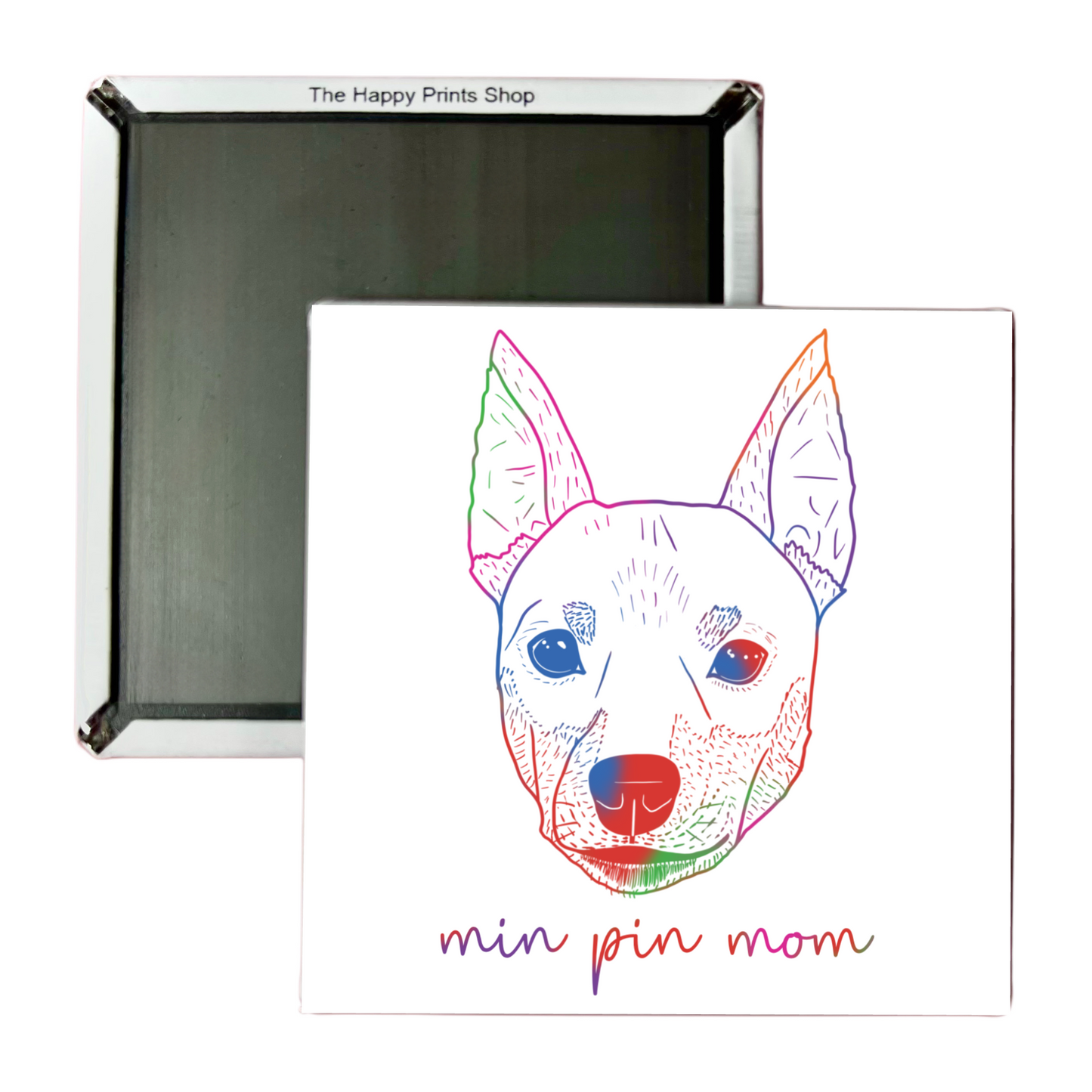 MIN PIN MOM 2X2 MAGNET