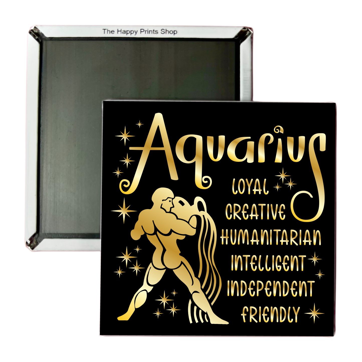 AQUARIUS HOROSCOPE 2X2 MAGNET