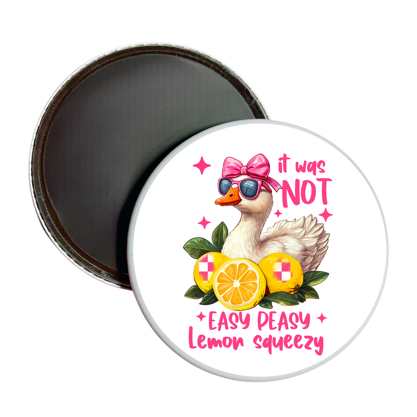 Easy Peasy Lemon Squeezy Jumbo Magnet