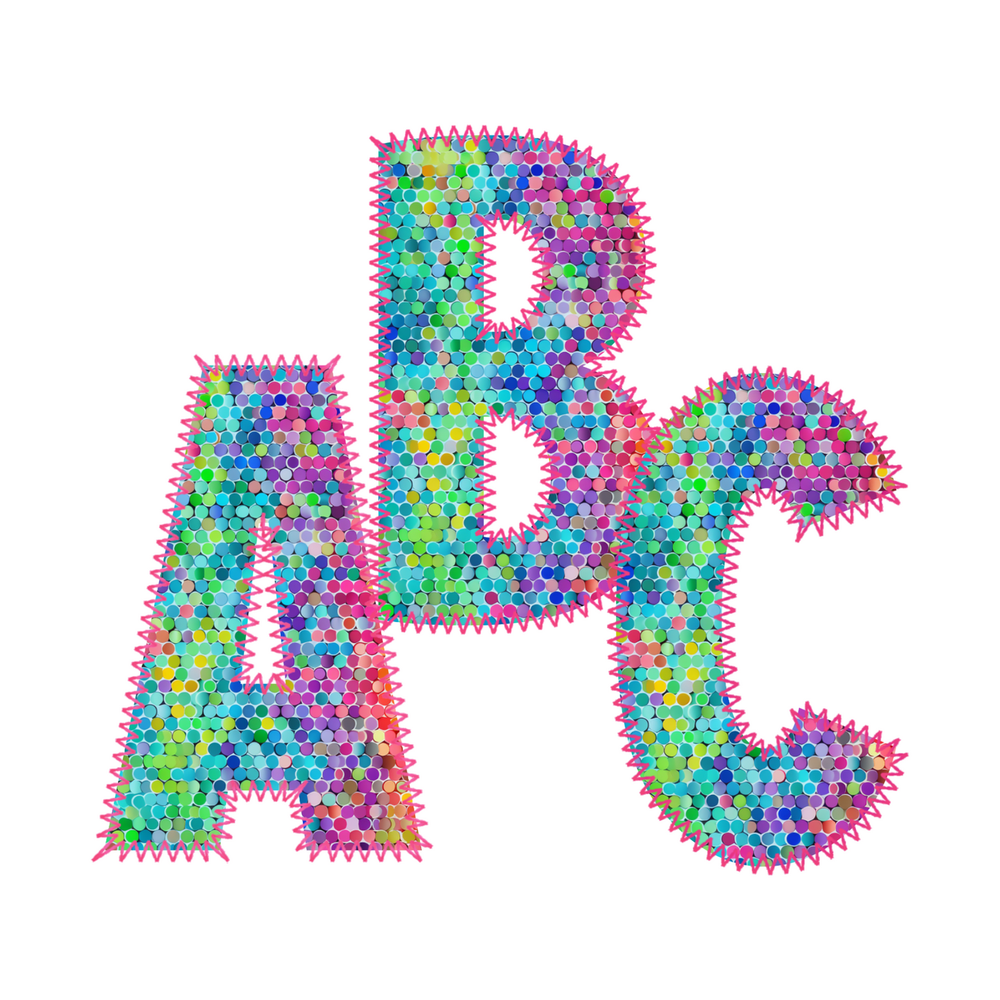 Funfetti Alphabet Magnets