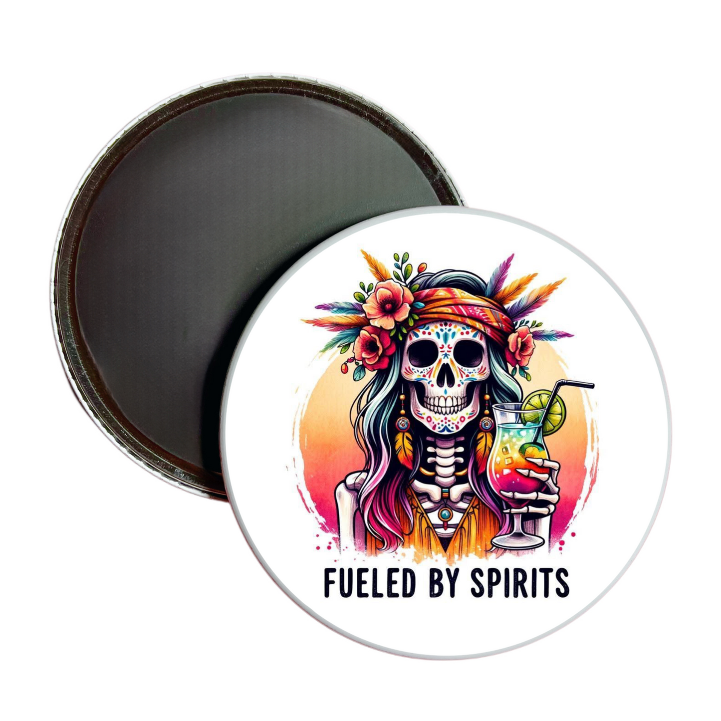 Fueled By Spirits Jumbo Magnet