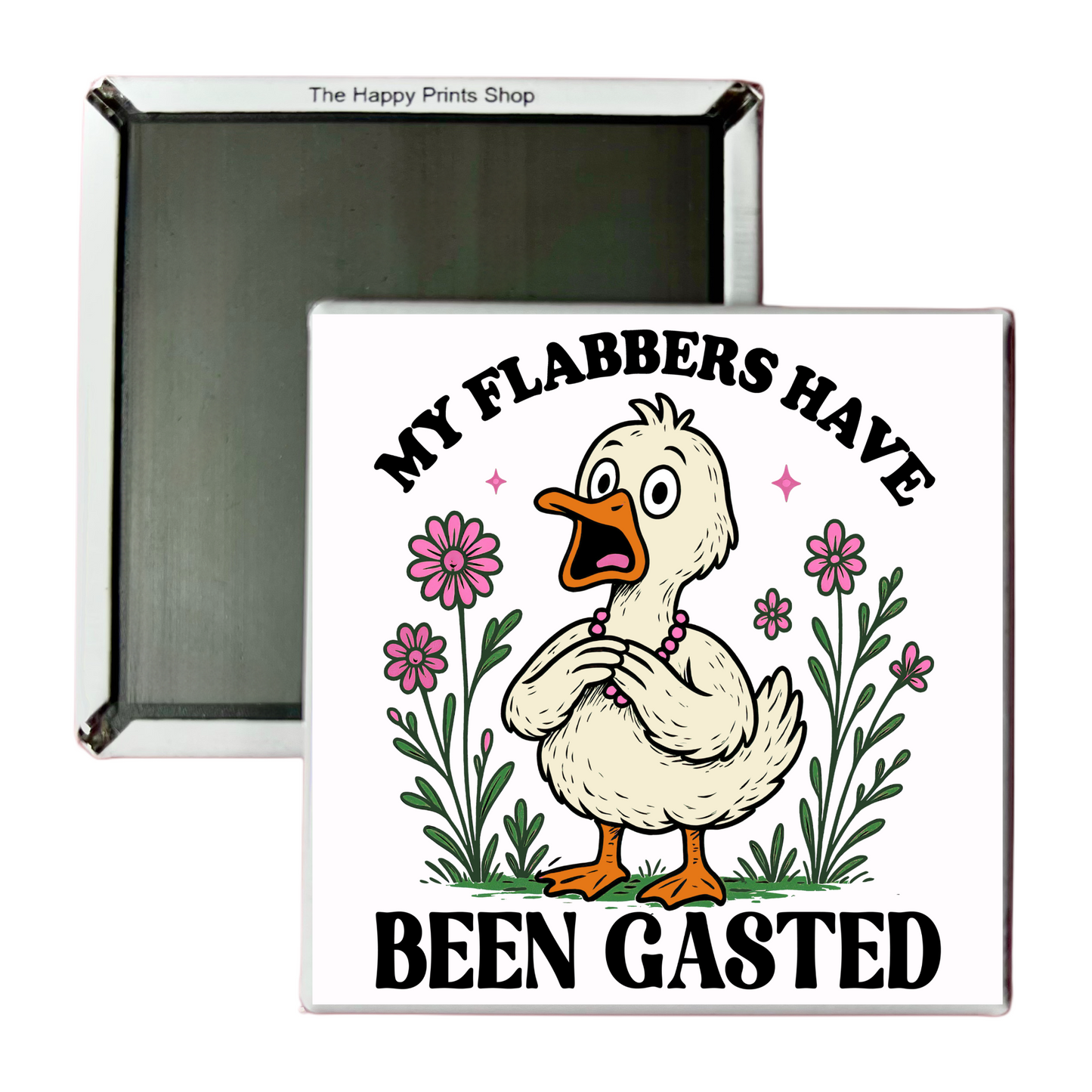 FLABBERGASTED 2X2 MAGNET