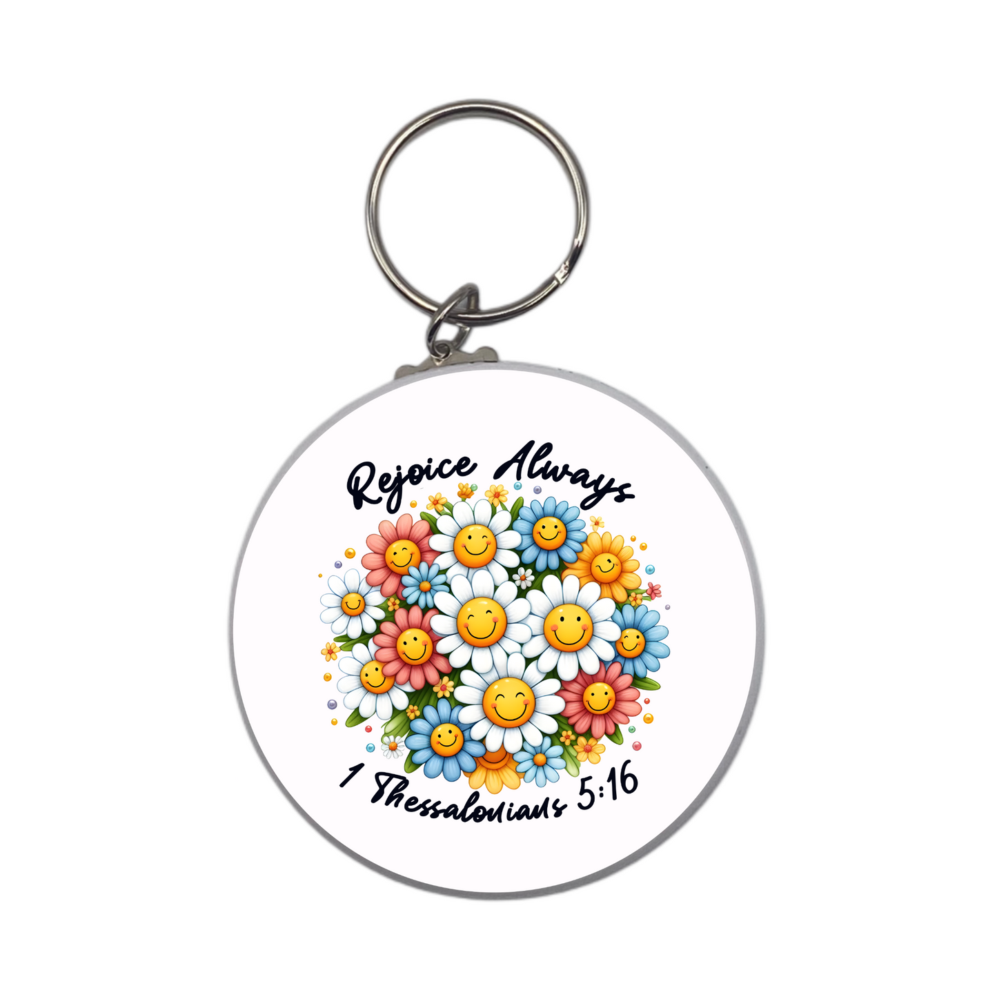 REJOICE ALWAYS KEYCHAIN