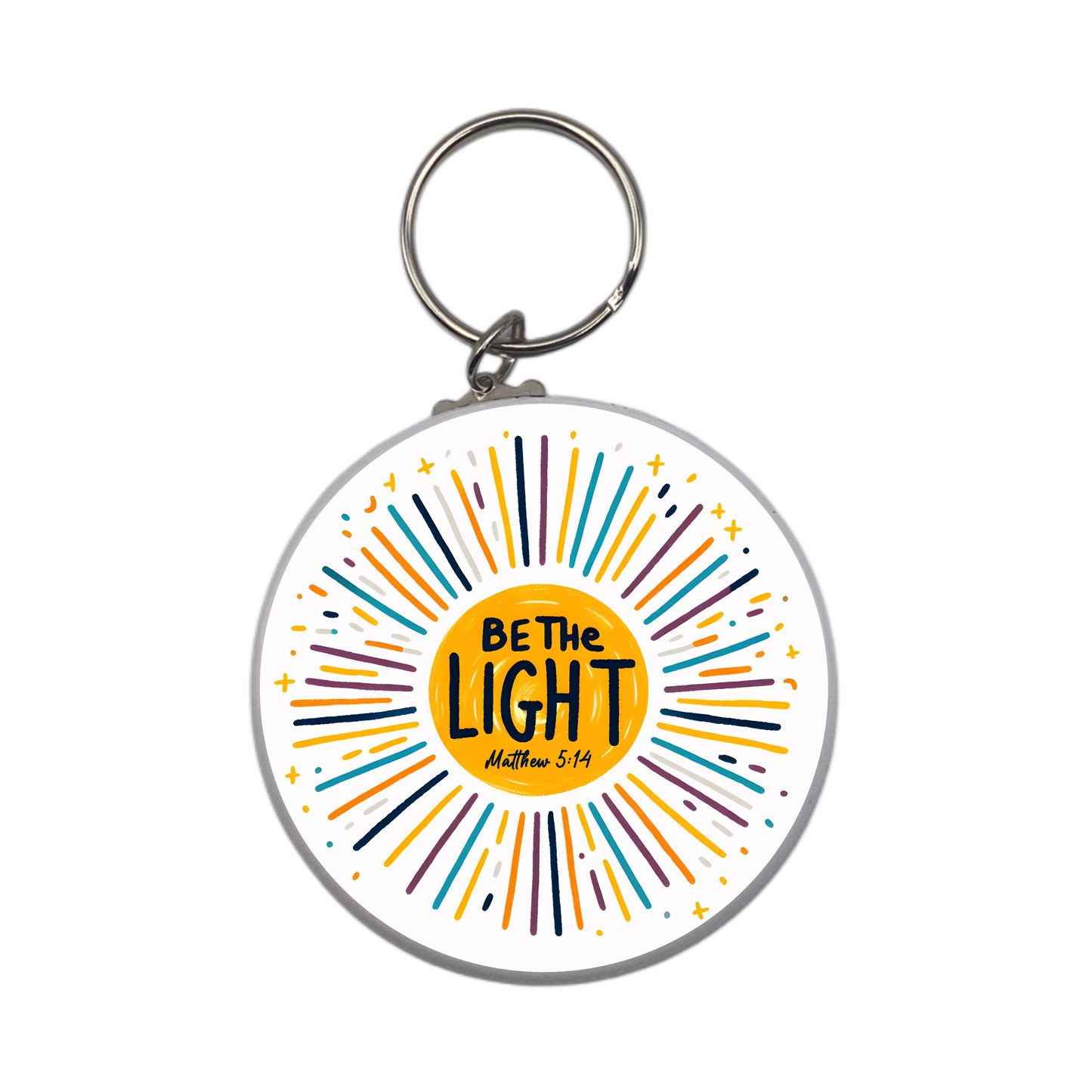 BE THE LIGHT KEYCHAIN