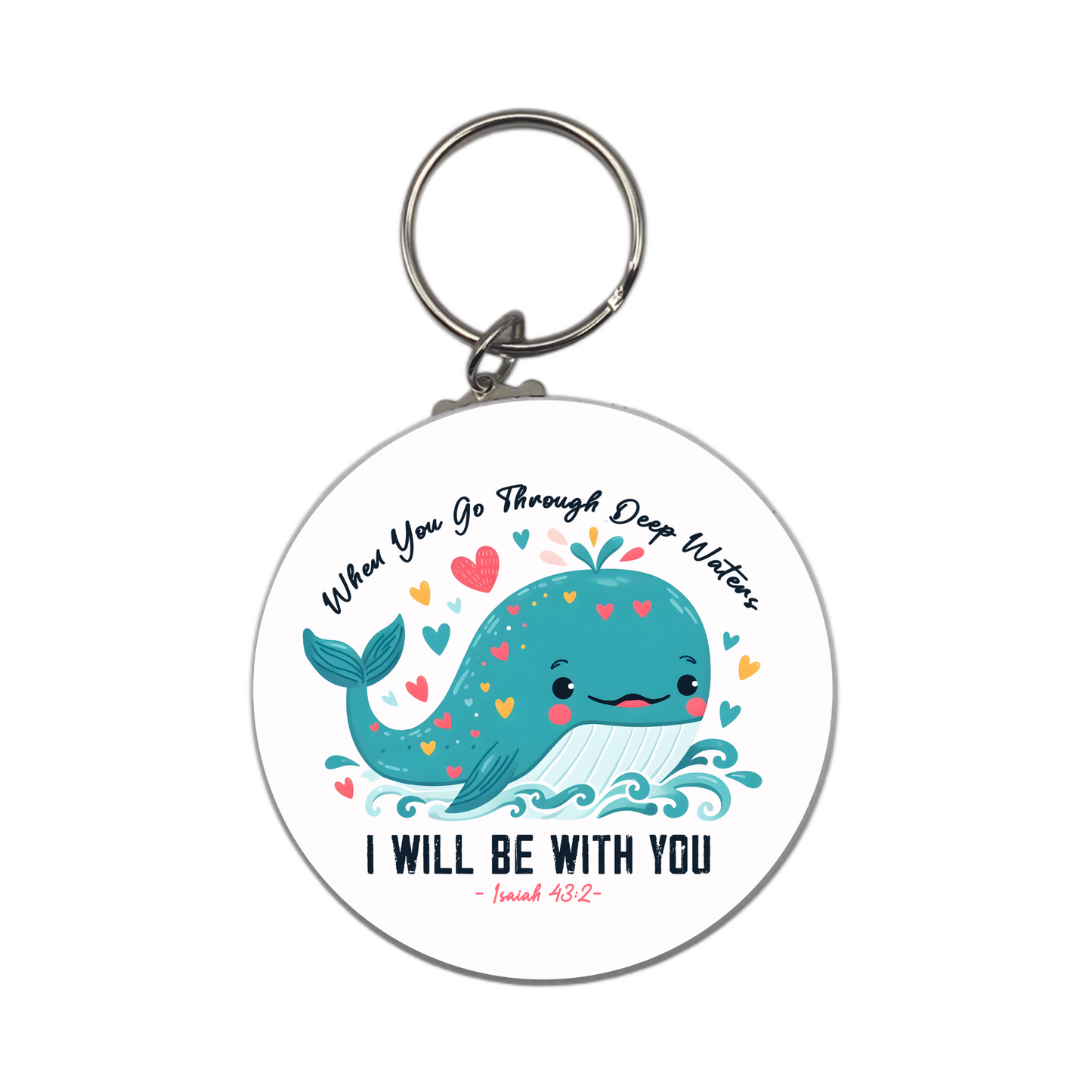 I WILL BE WITH YOU KEYCHAIN
