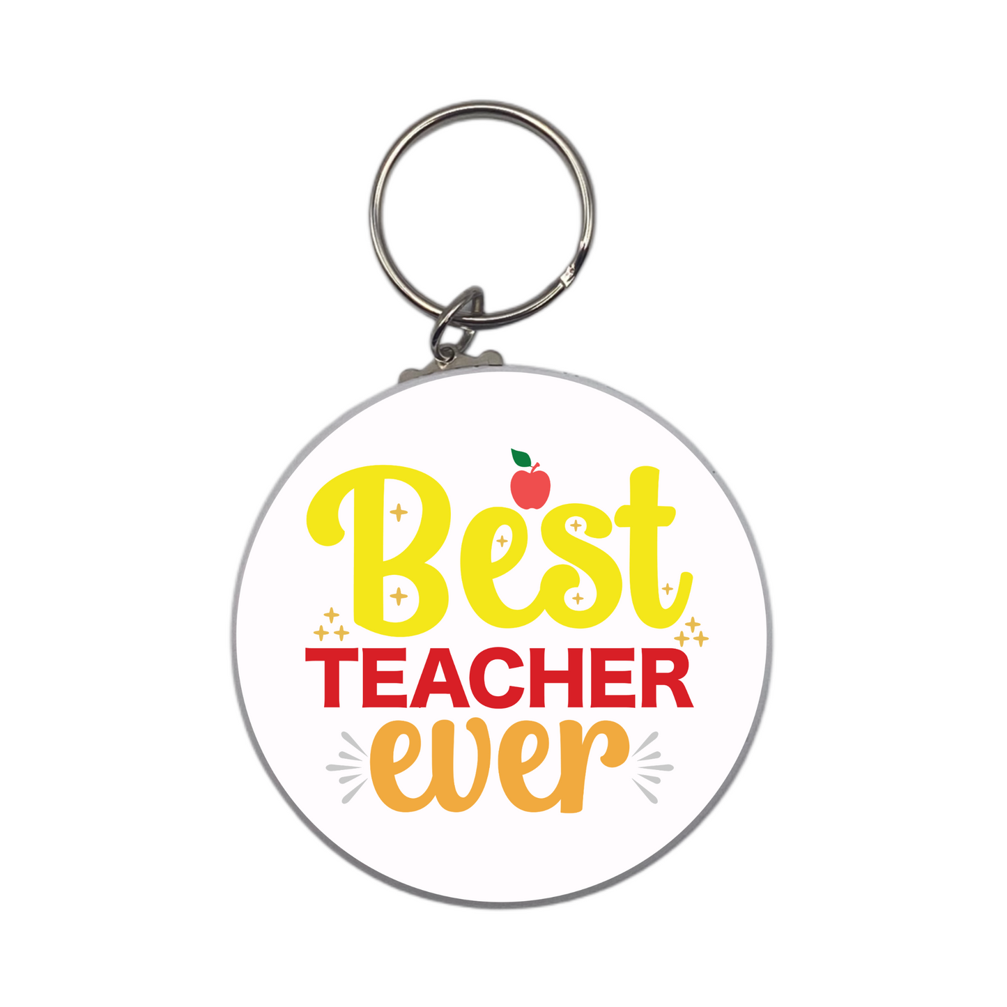BEST TEACHER EVER KEYCHAIN