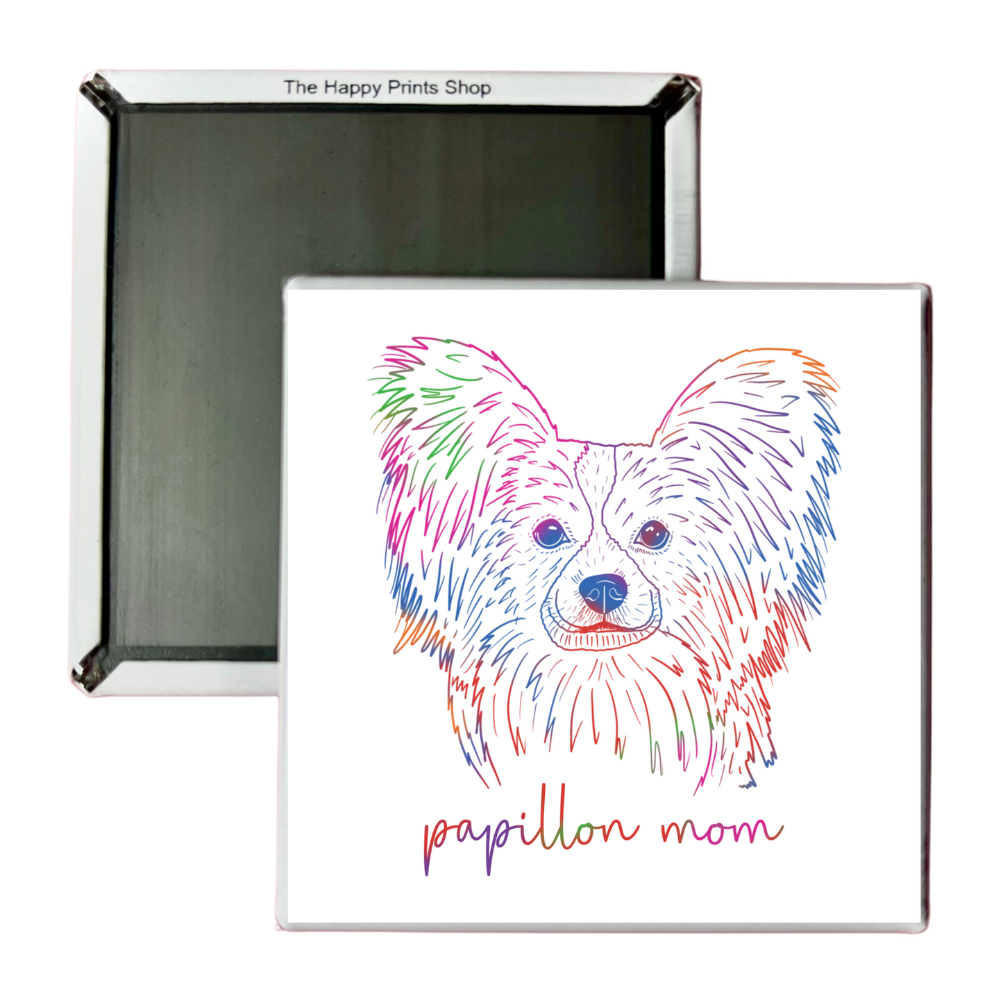 PAPILLON MOM 2X2 MAGNET