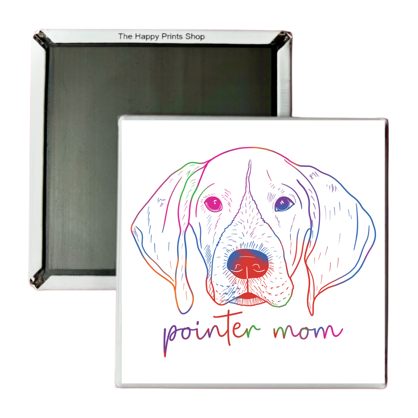 POINTER MOM 2X2 MAGNET
