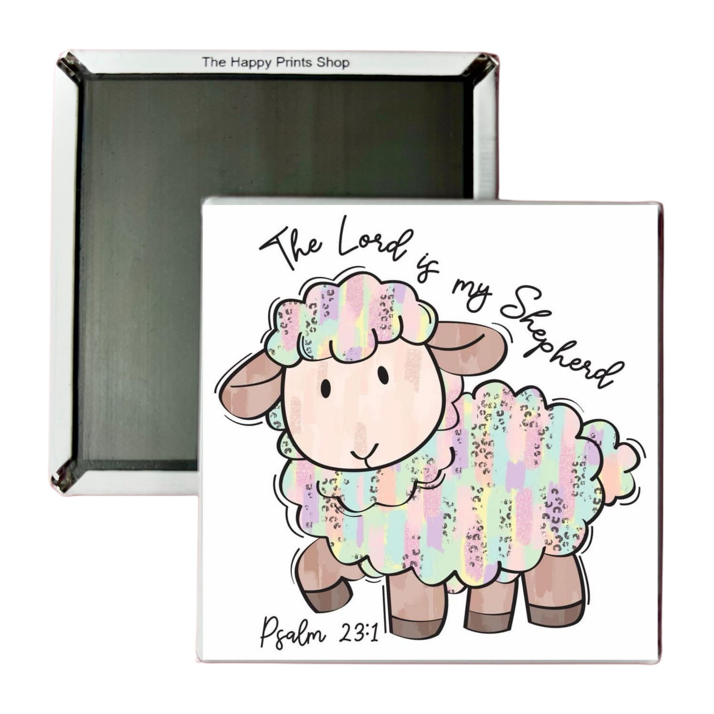 THE LORD IS MY SHEPHERD 2X2 MAGNET