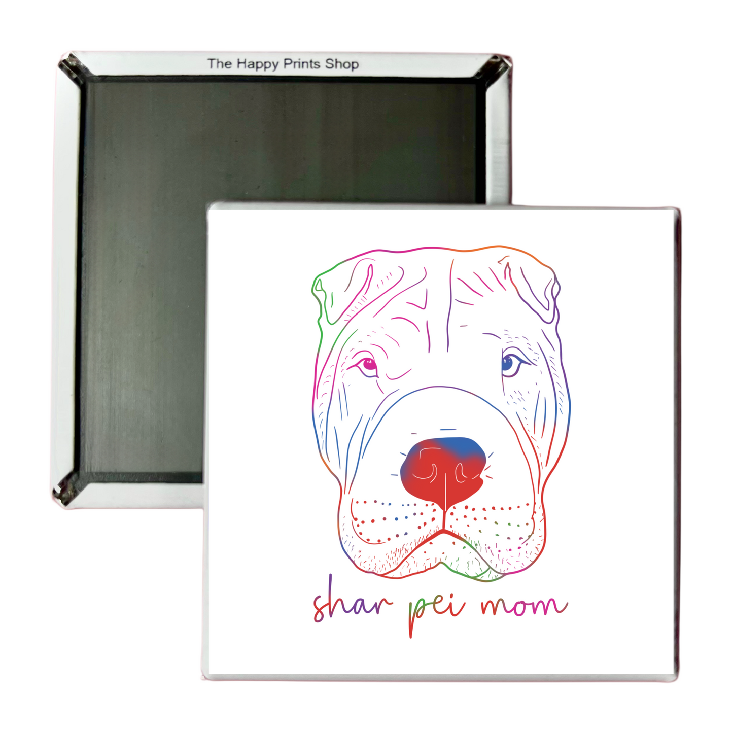 SHAR PEI MOM 2X2 MAGNET