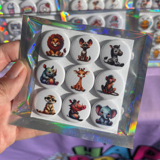 Safari Mini Magnets
