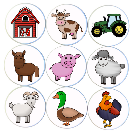 BARNYARD BUDDIES MINI MAGNET SET