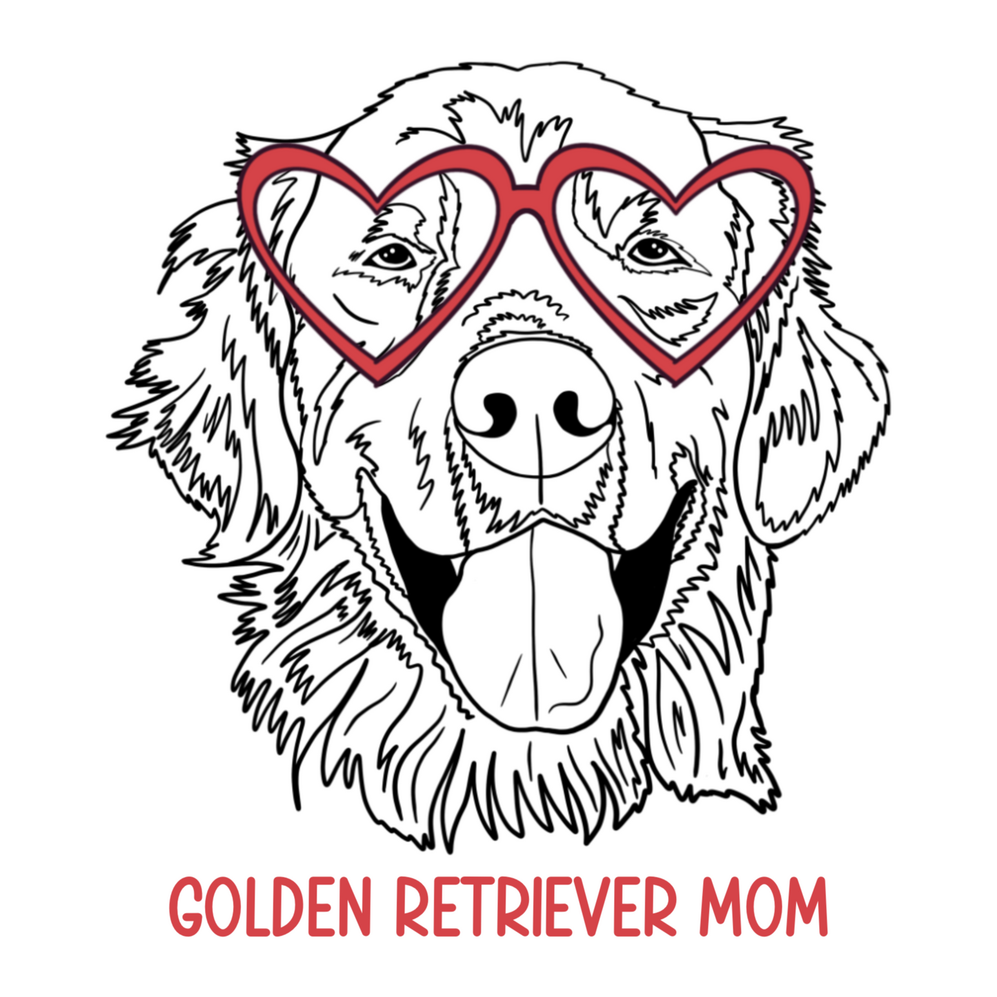 GOLDEN RETRIEVER MOM