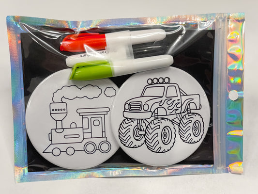 TRAIN/MONSTER TRUCK COLOR MAGNET KIT