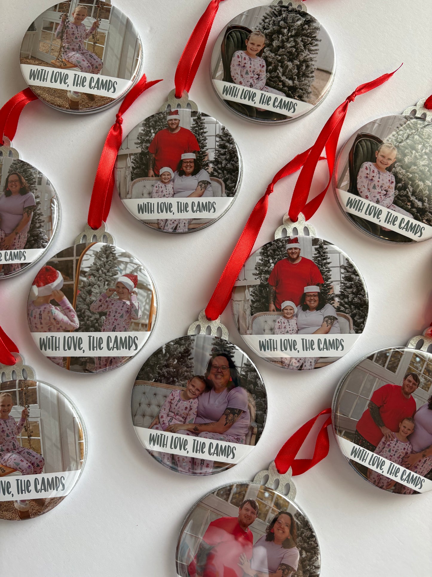 SINGLE CUSTOM PHOTO ORNAMENT