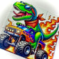 DINO TRUCK MAGNETIC PUZZLE
