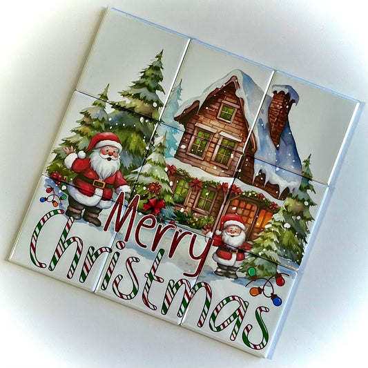 MERRY CHRISTMAS MAGNETIC PUZZLE
