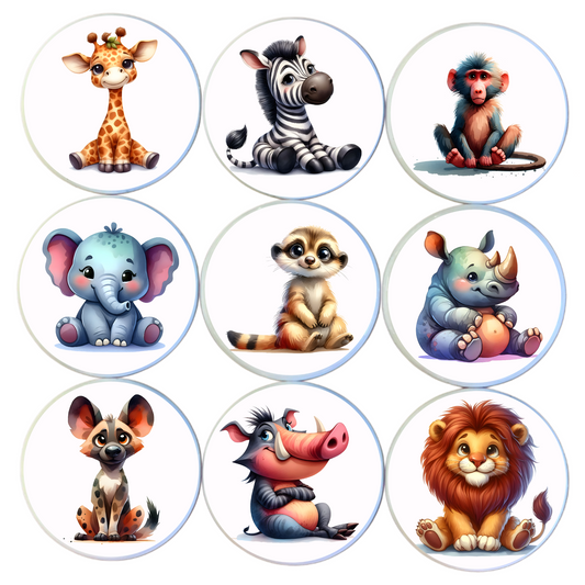 Safari Mini Magnets