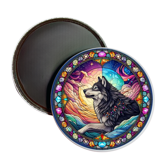 Cosmic Wolf Jumbo Magnet