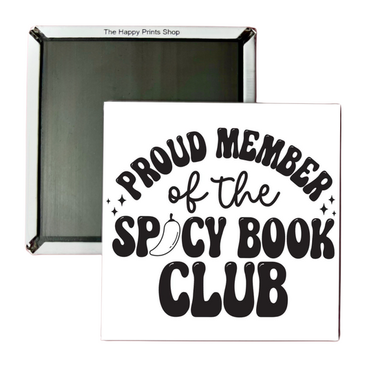 SPICY BOOK CLUB 2X2 MAGNET