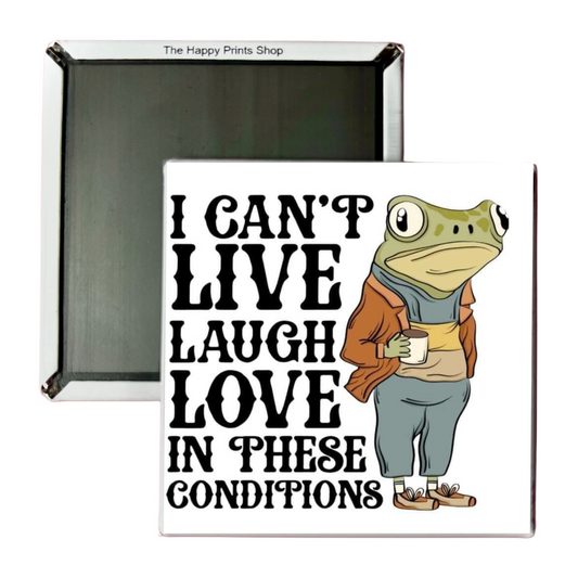 LIVE LAUGH LOVE 2X2 MAGNET