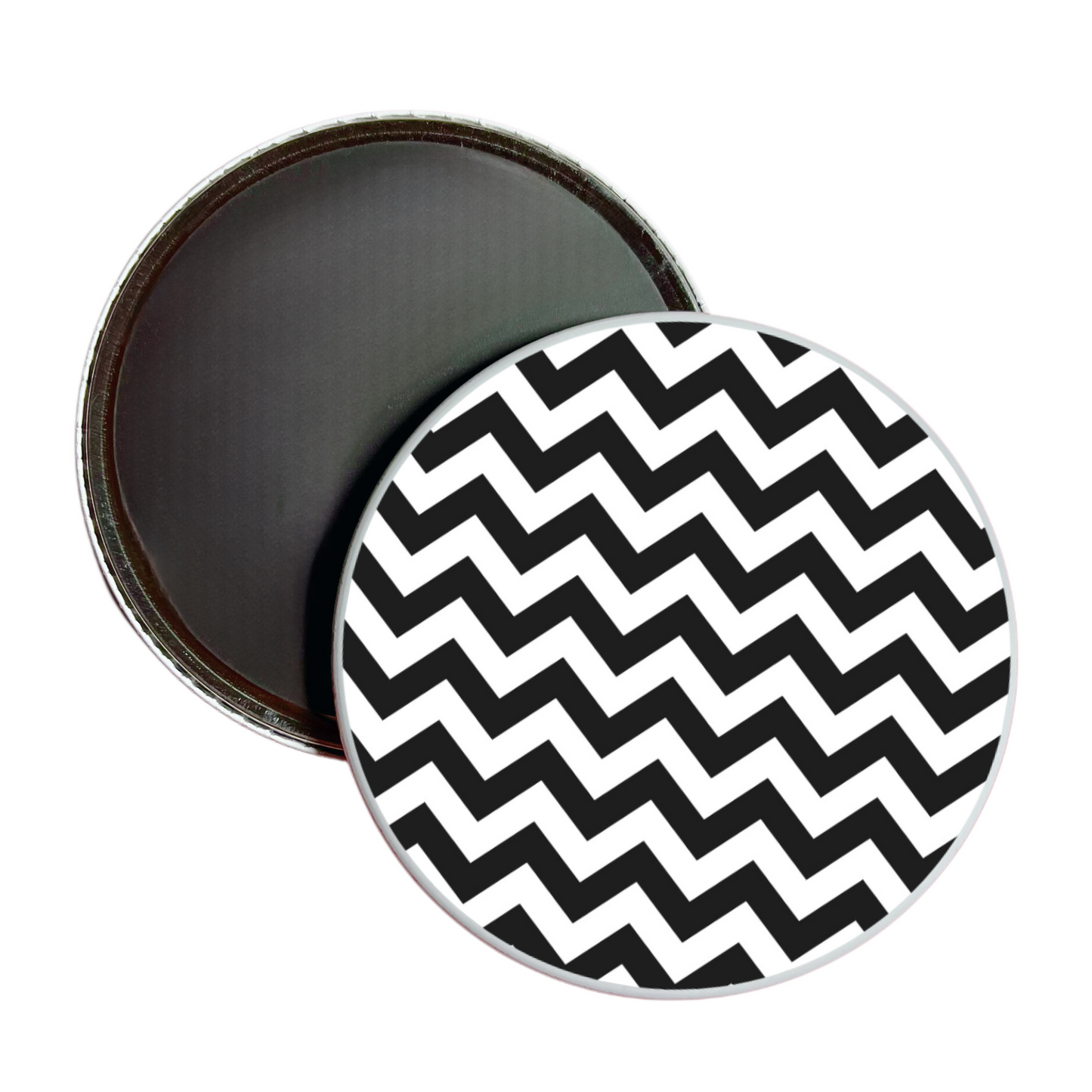 Black Chevron Jumbo Magnet