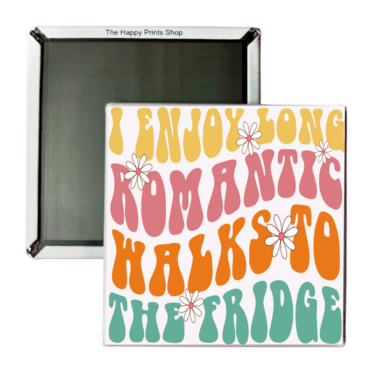 LONG ROMANTIC WALKS 2X2 MAGNET