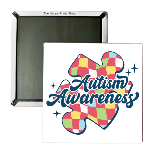 AUTISM AWARENESS 2X2 MAGNET