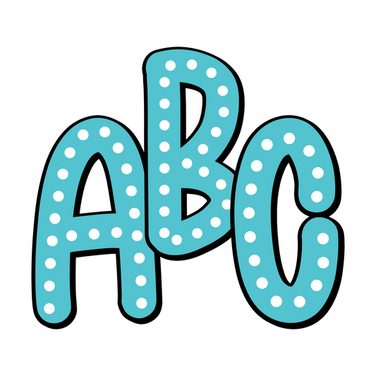 Blue Alphabet Magnets