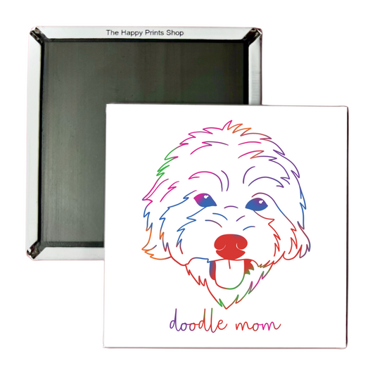 DOODLE MOM 2X2 MAGNET