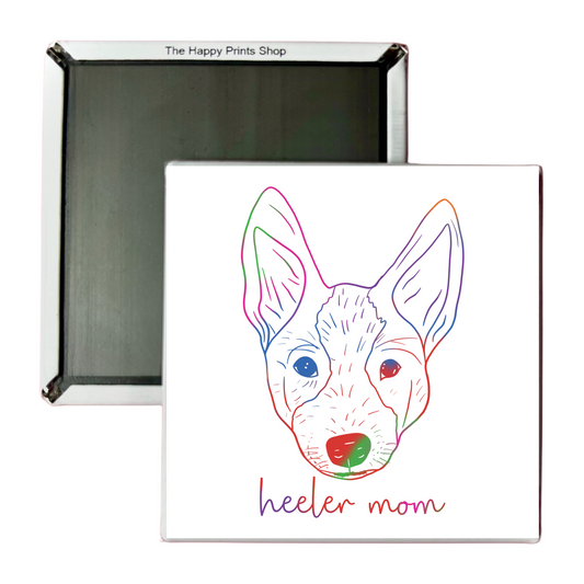 HEELER MOM 2X2 MAGNET