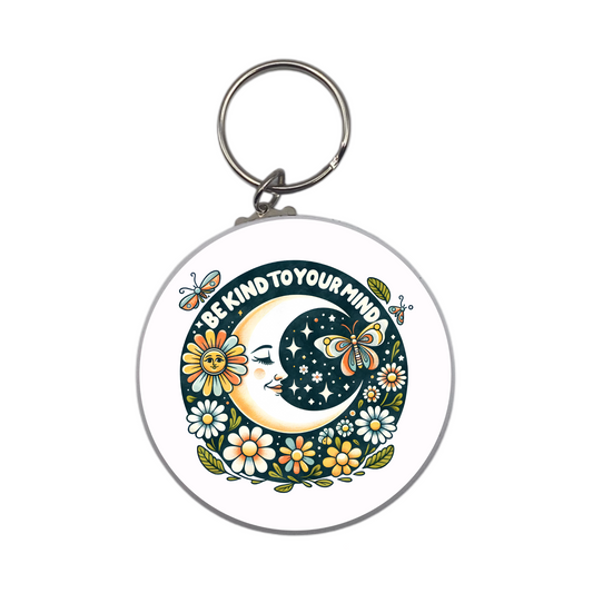 BE KIND TO YOUR MIND KEYCHAIN