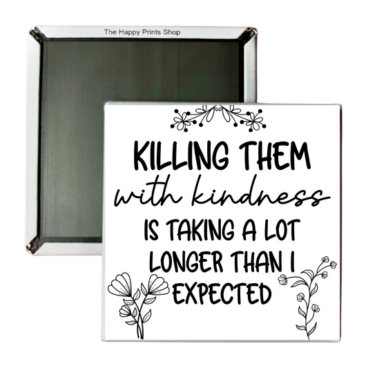 KILLING WITH KINDNESS MAGNET