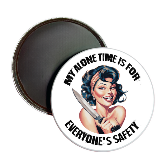 My Alone Time Jumbo Magnet