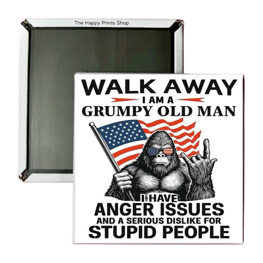 GRUMPY OLD MAN 2X2 MAGNET